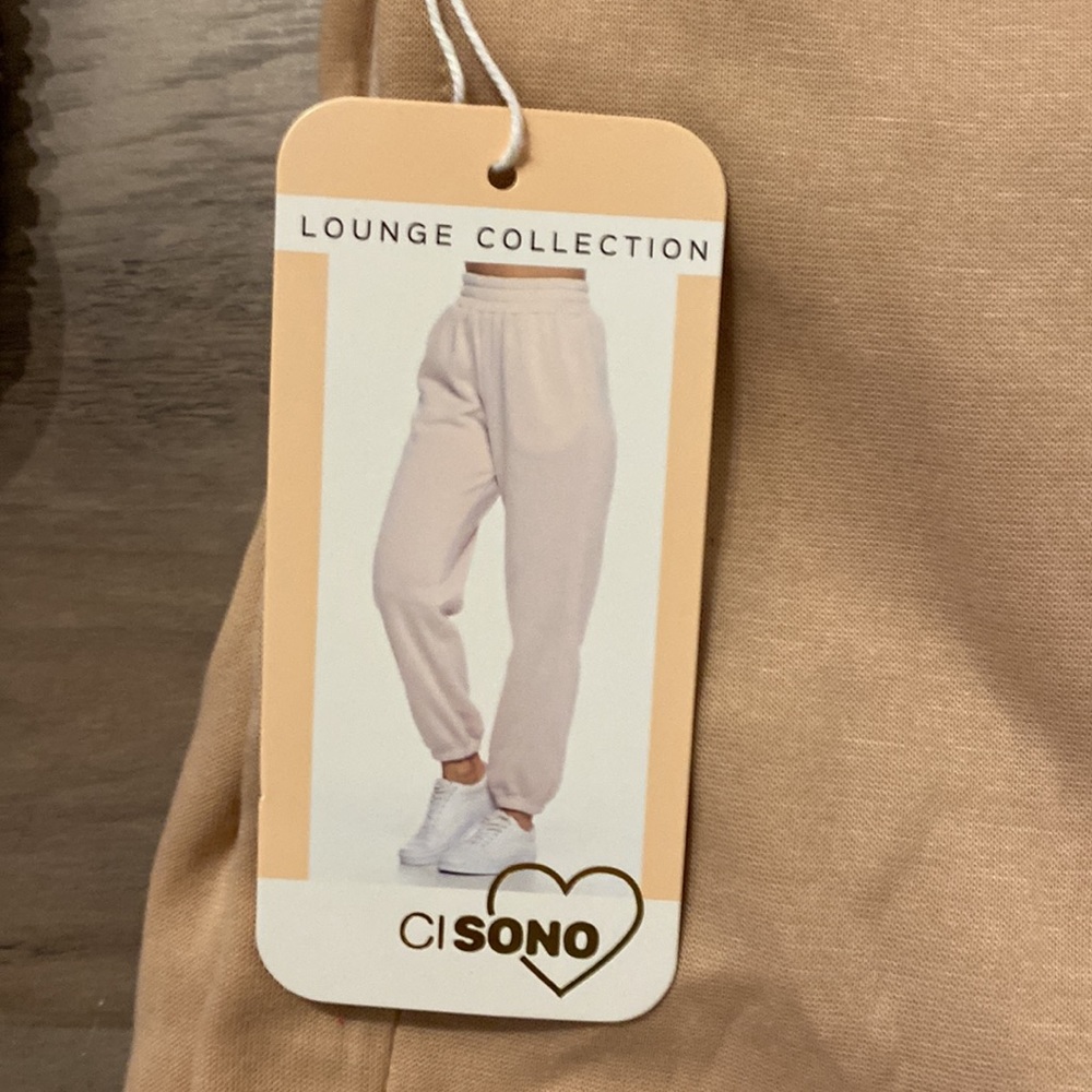 CISONO Nude Sweatpants NWT L - Picture 8 of 8
